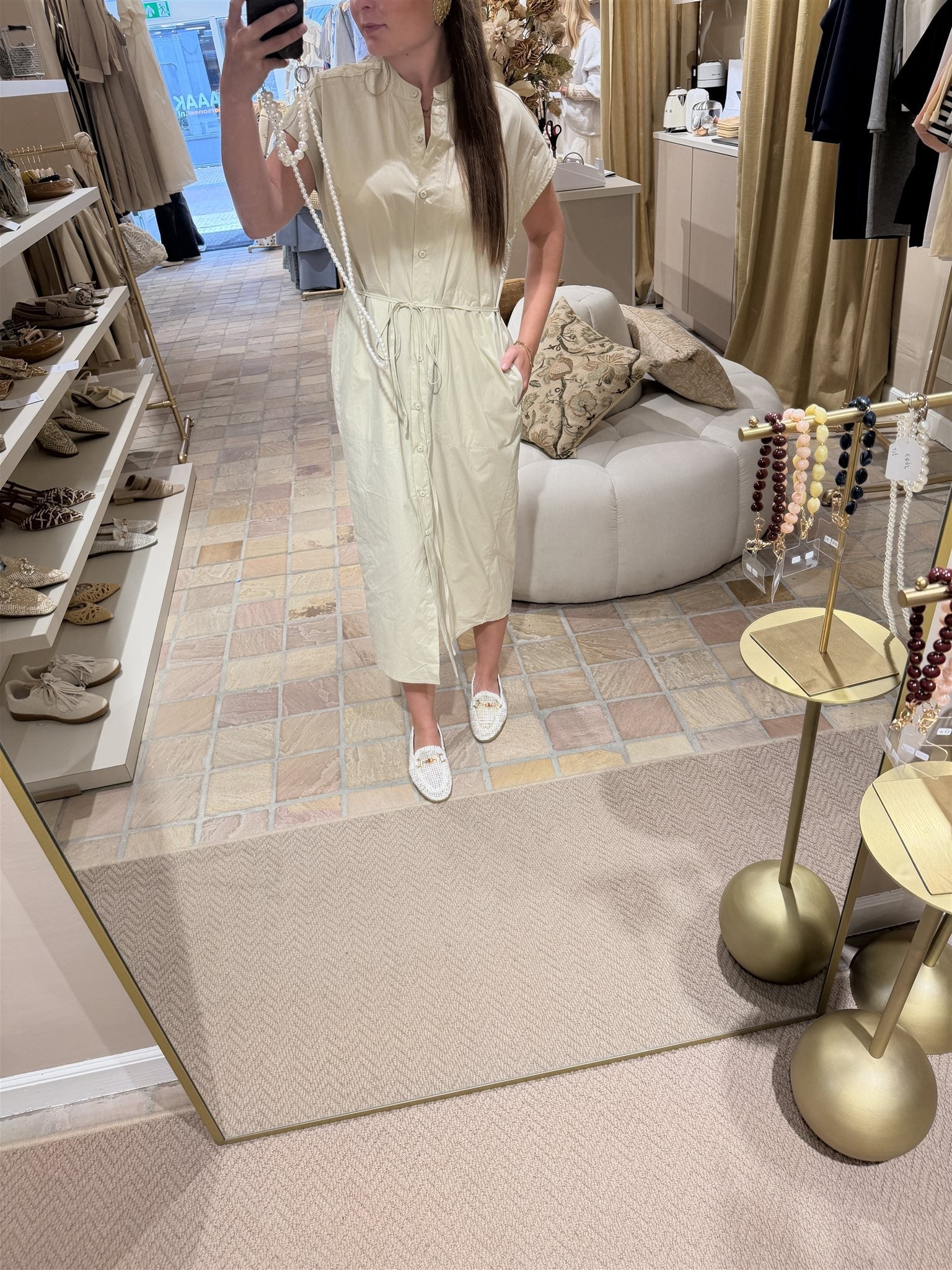 Jurk Fabiana Beige
