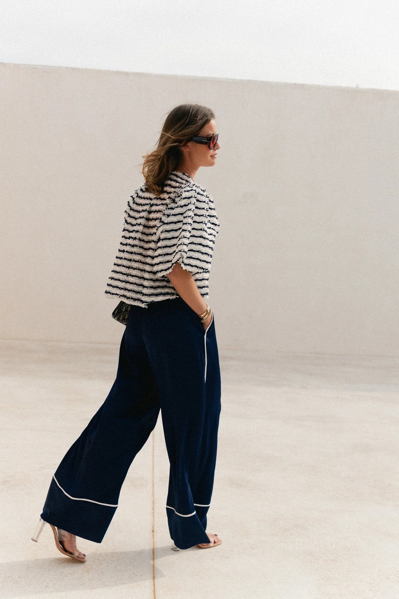 Broek Flavia Navy