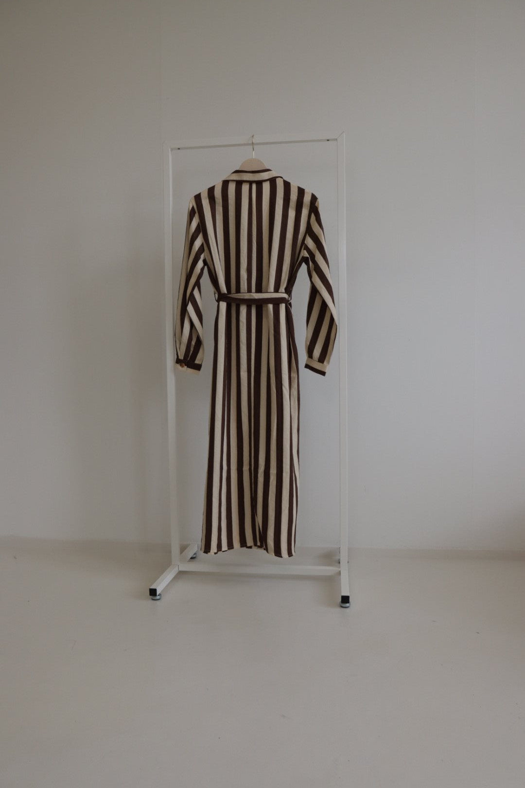 Jurk Laurine Ecru/Bruin