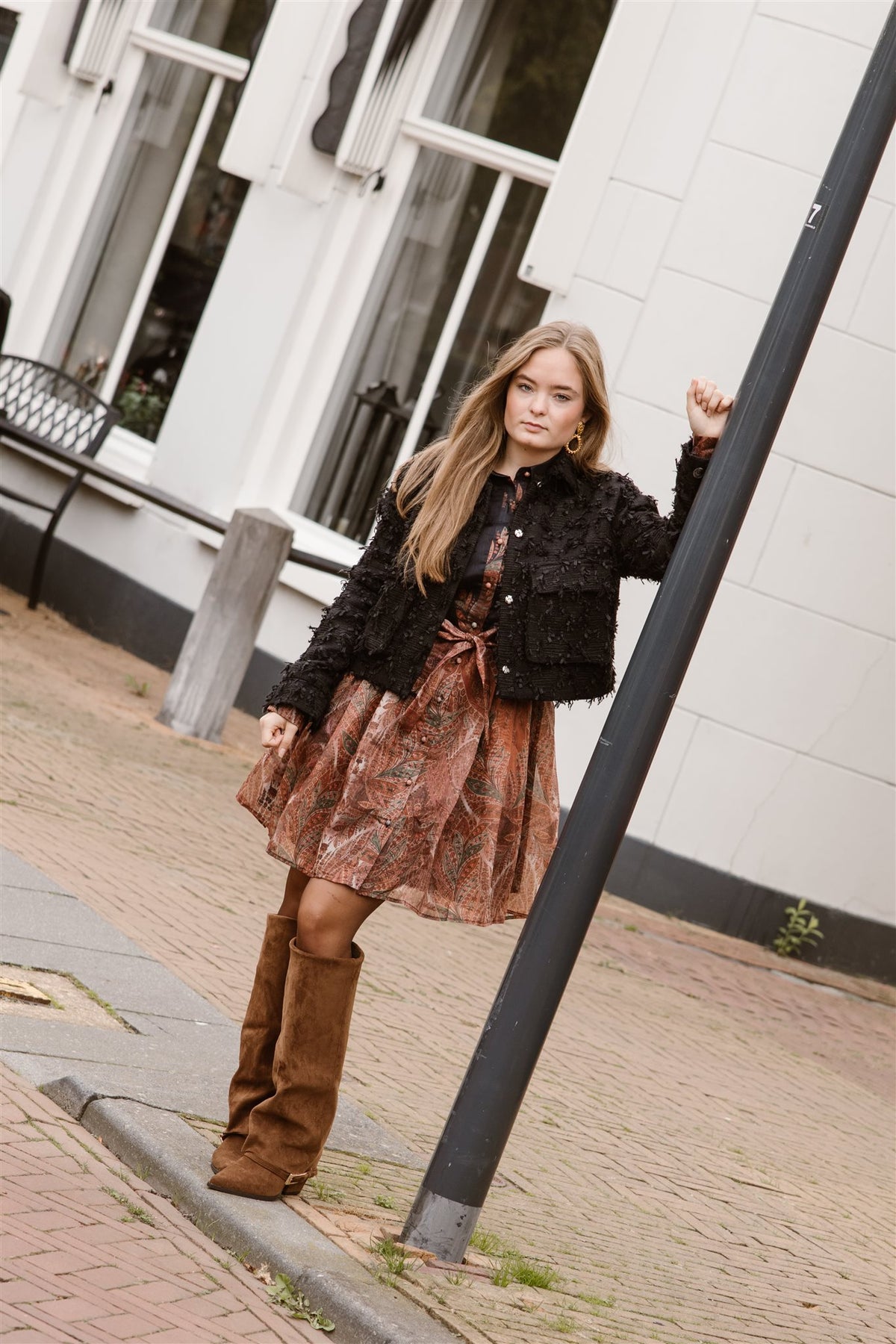 Jurk Livia Zwart