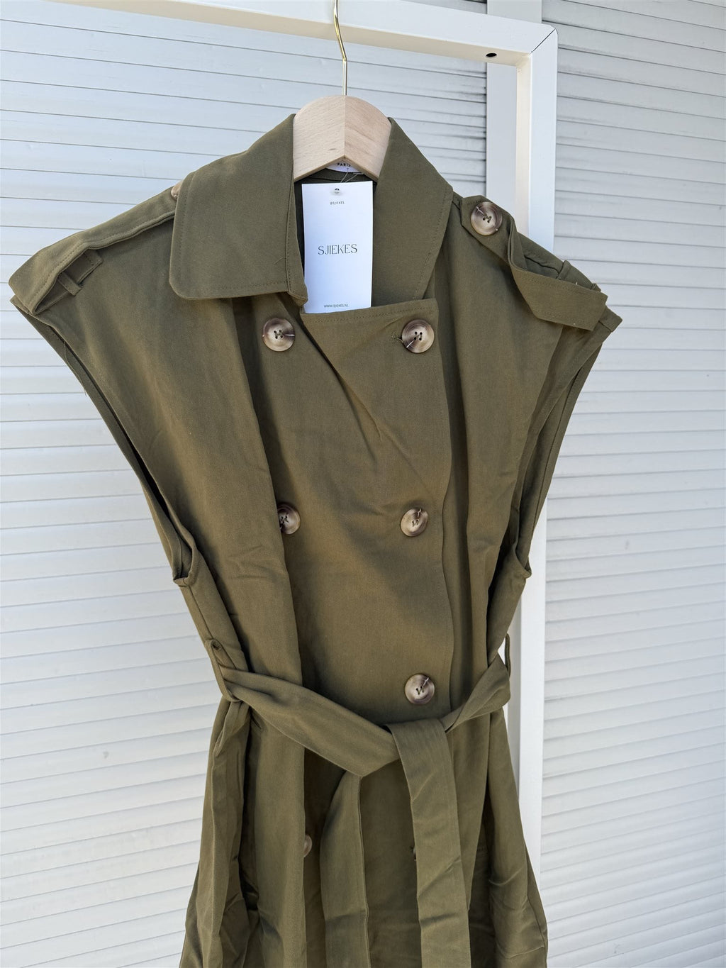 Jurk Rosalia Khaki
