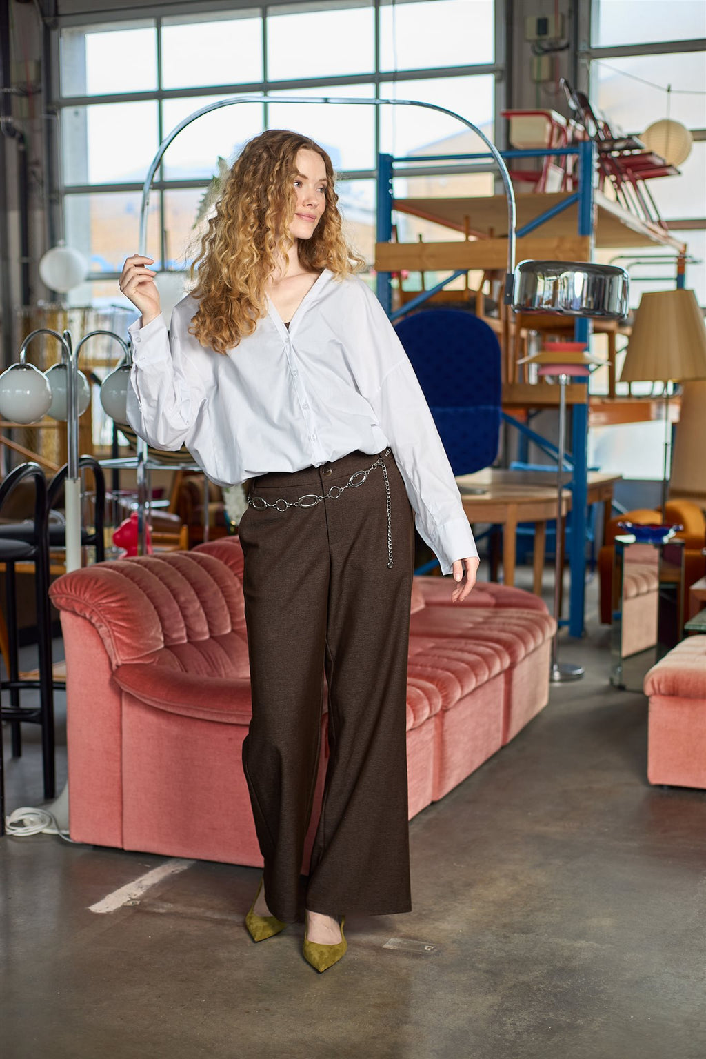 Pantalon BCMOORE Coffee