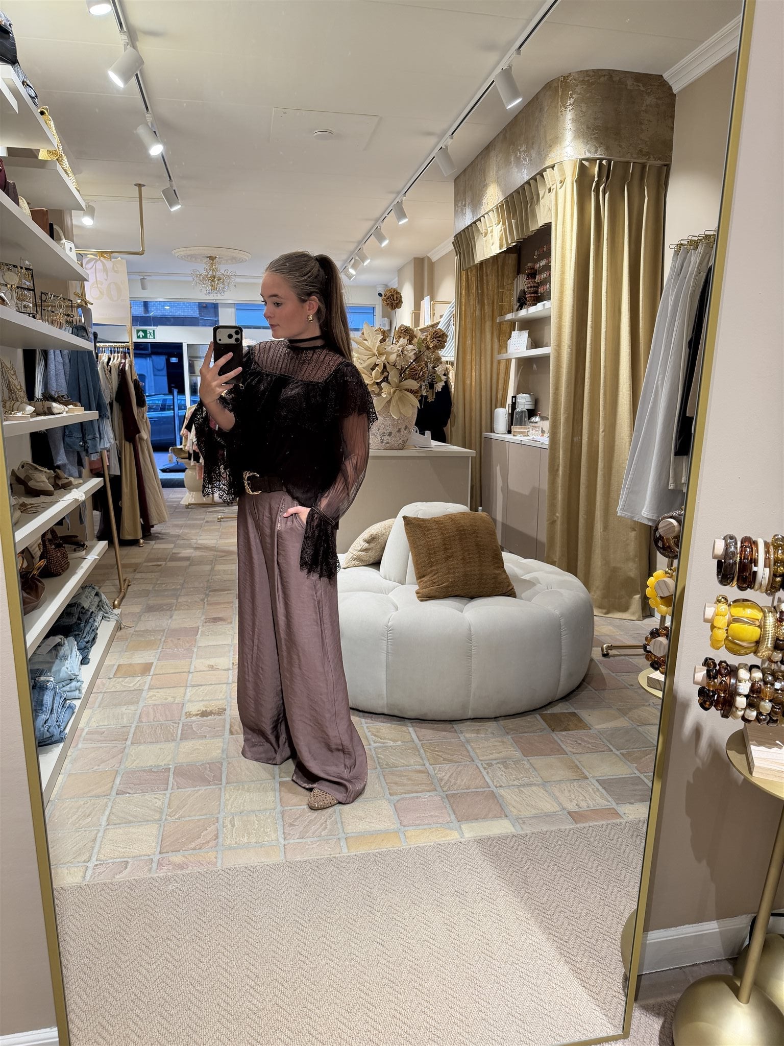 Pantalon Calista Bruin