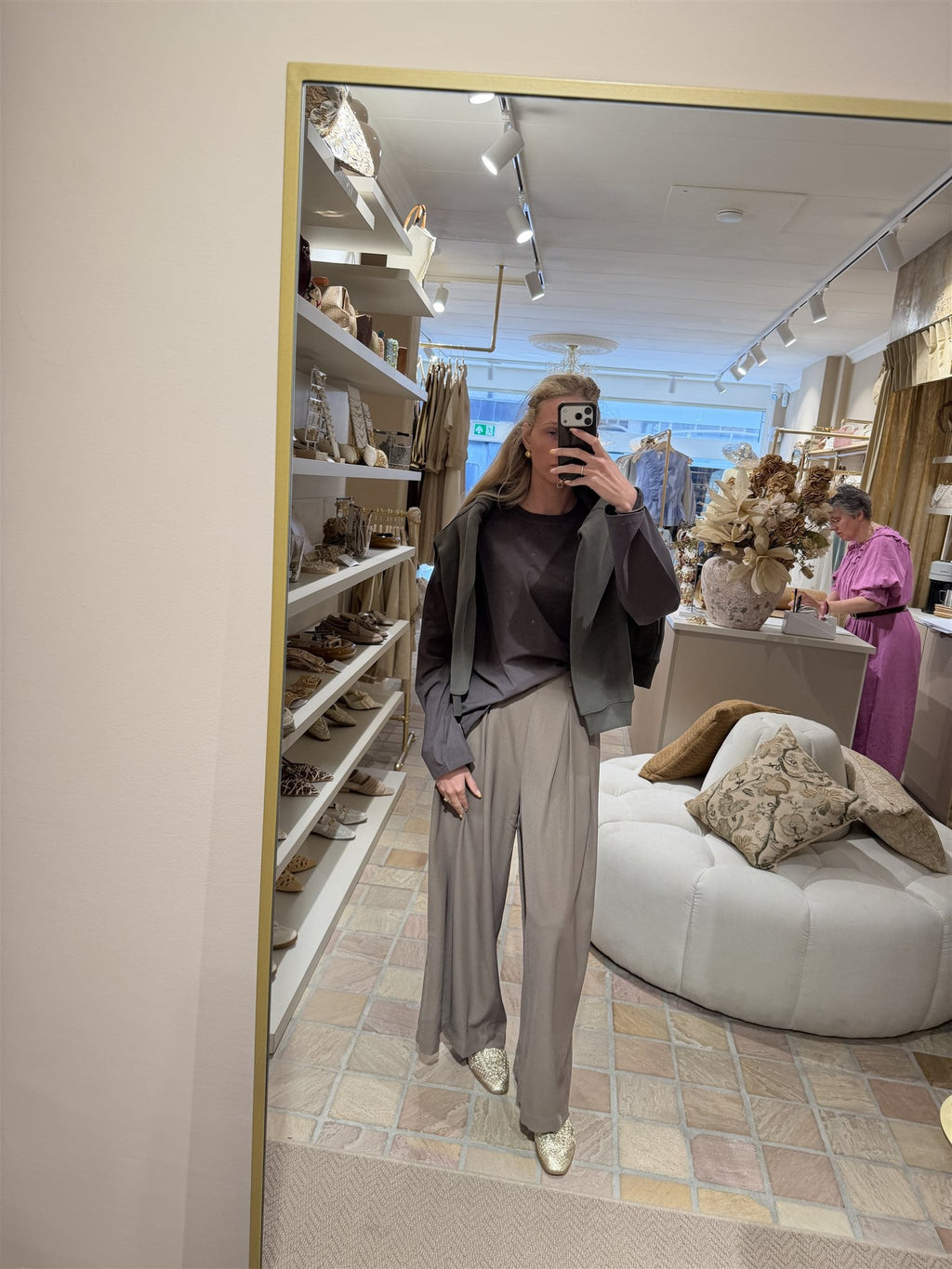 Pantalon Claudine Taupe