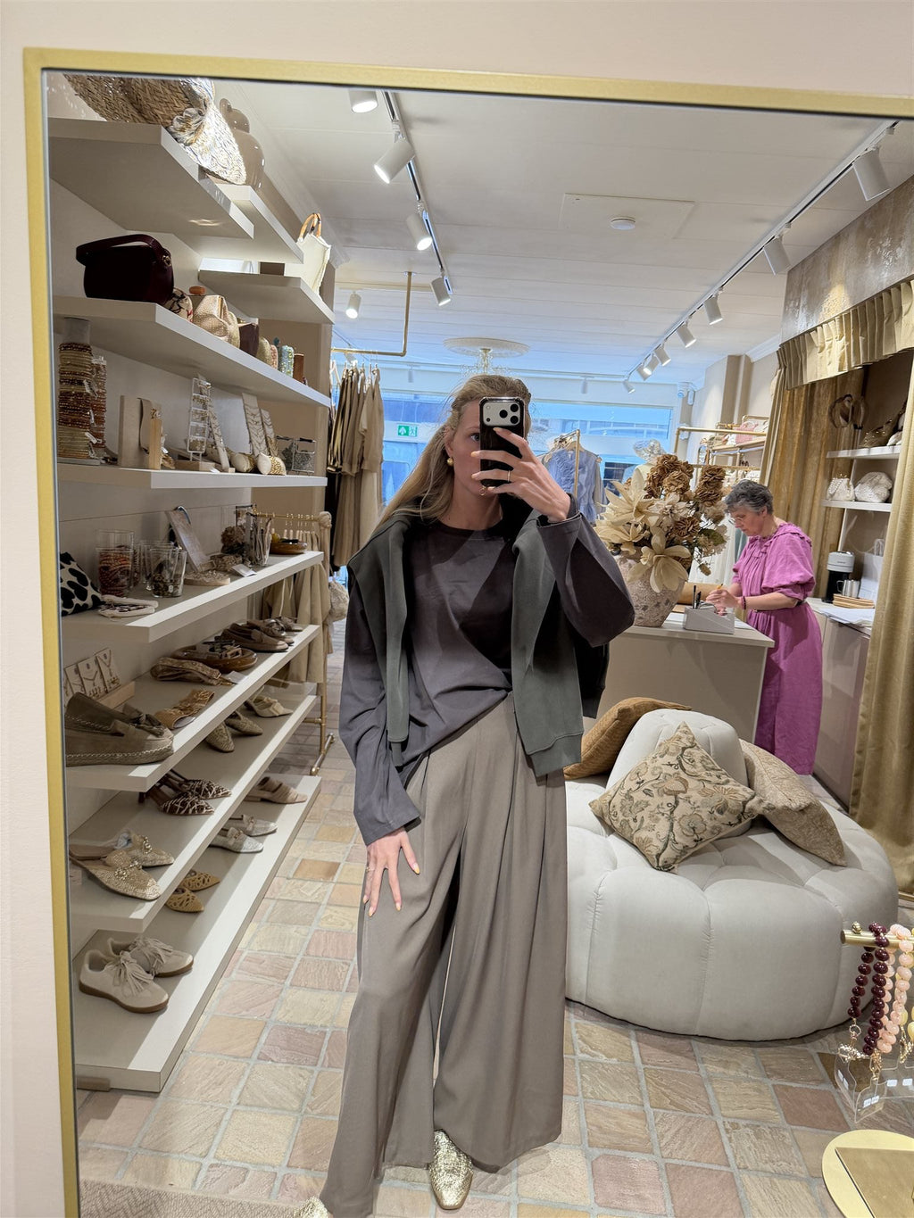 Pantalon Claudine Taupe