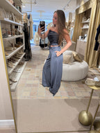 Pantalon Demetria Grijs