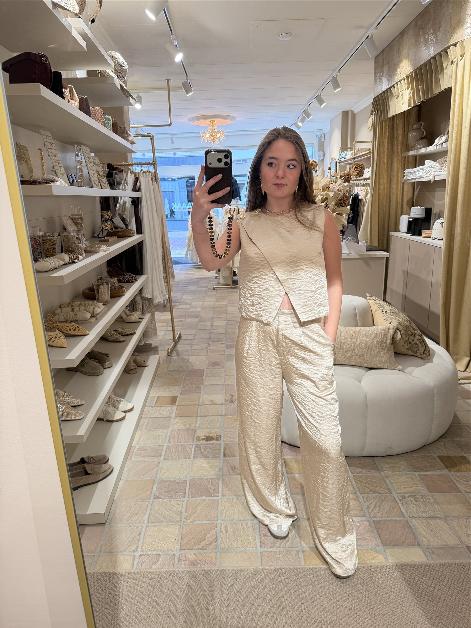 Pantalon Doriana Goud