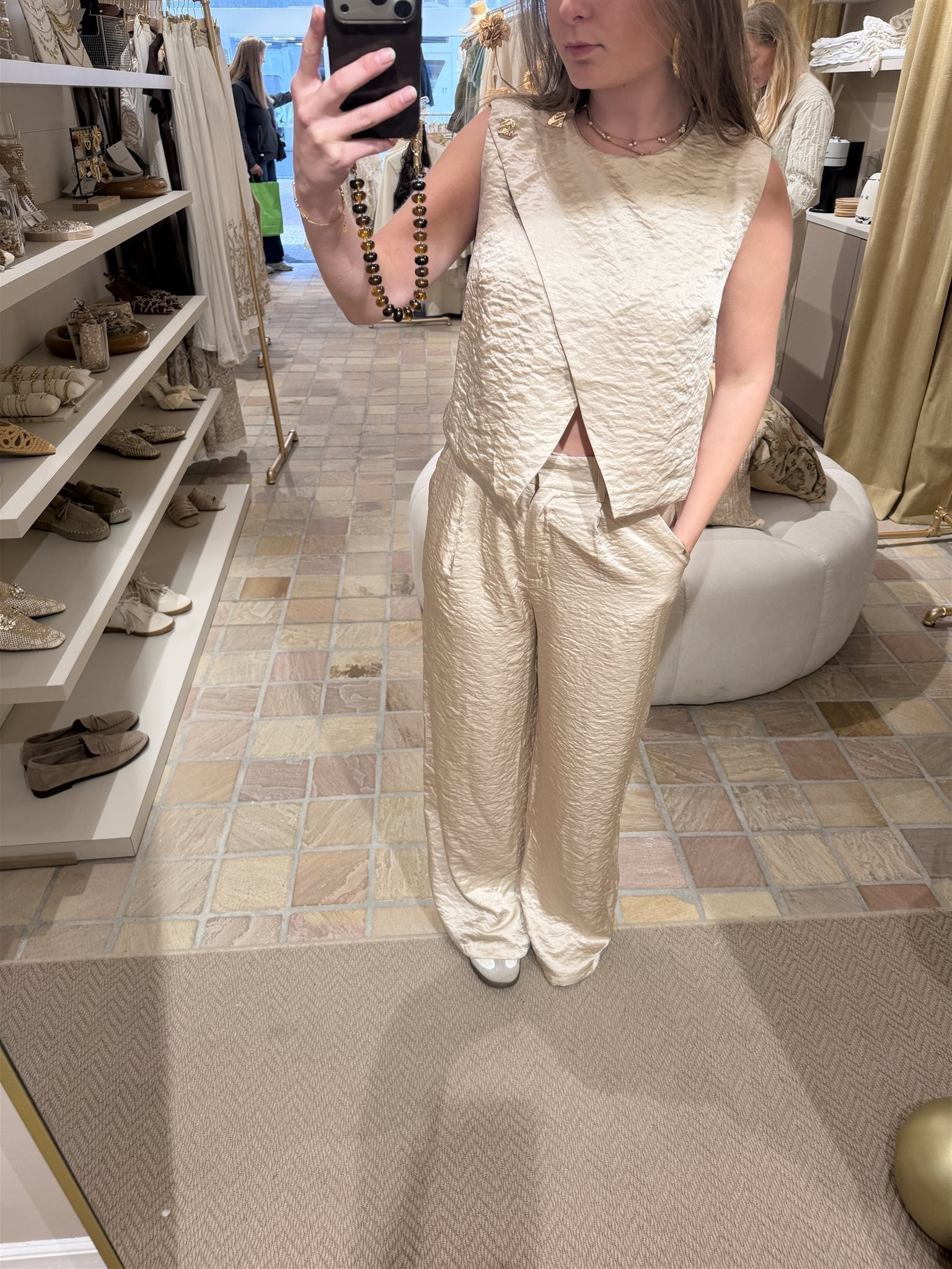Pantalon Doriana Goud