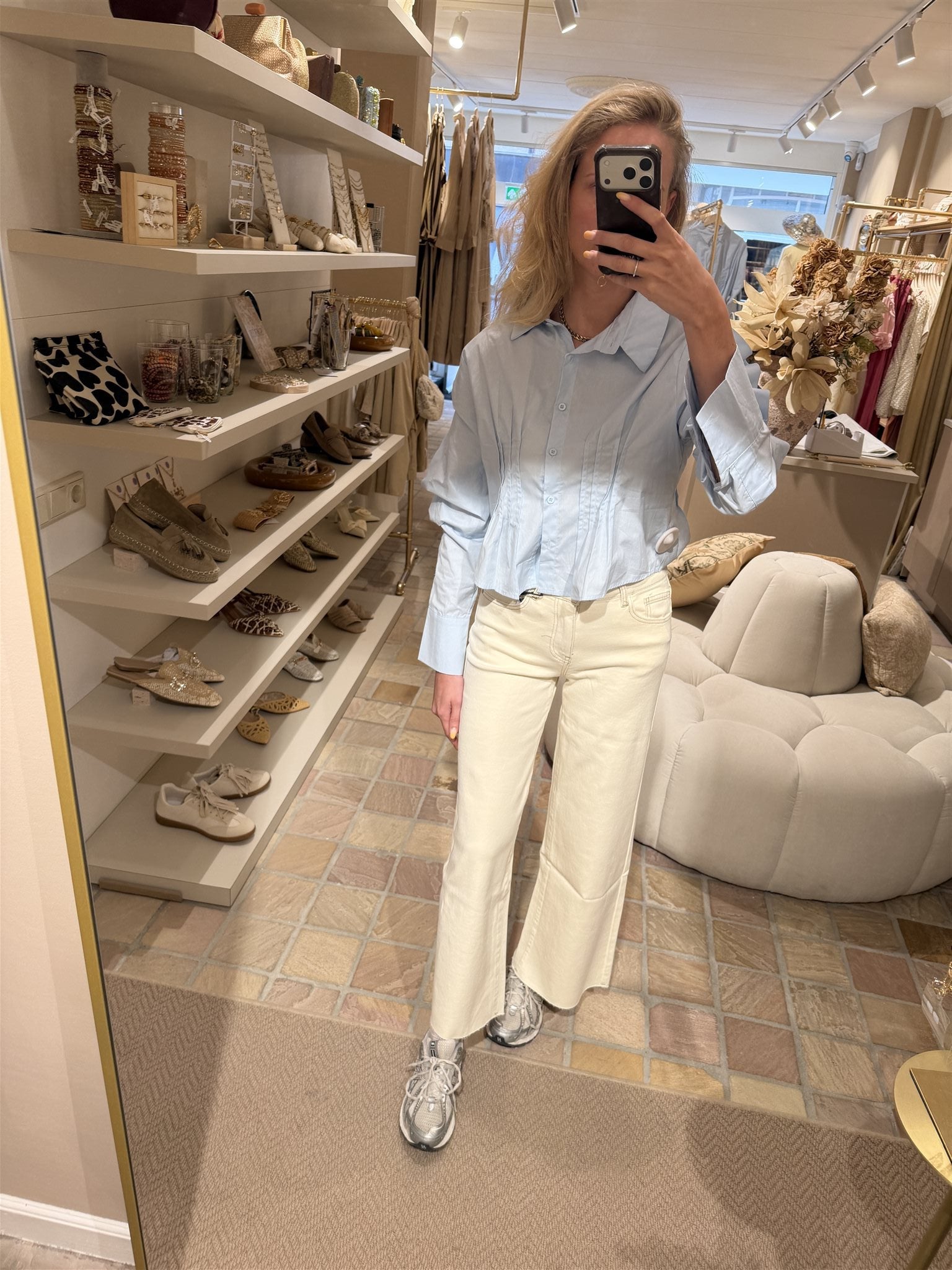 Pantalon Elora Ecru