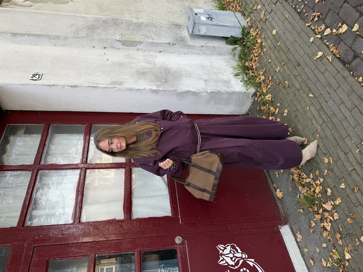 Pantalon Gina Aubergine