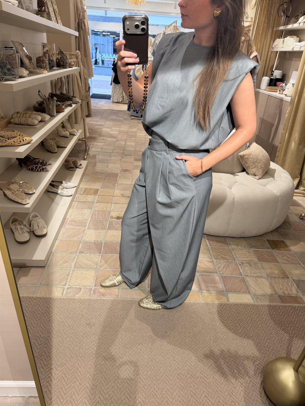 Pantalon Jacinte Grijs
