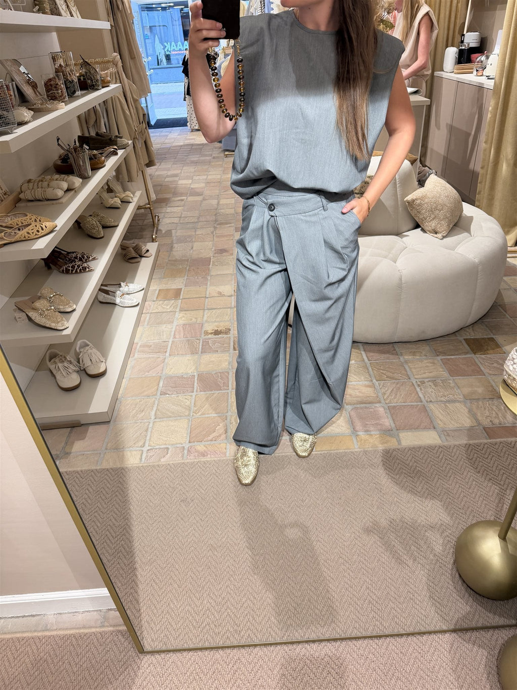 Pantalon Jacinte Grijs
