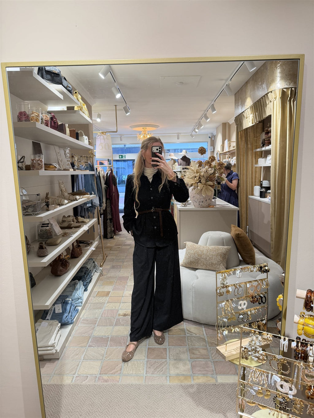Pantalon Olivia Zwart