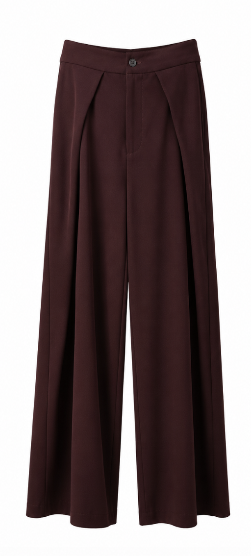 Pantalon Orelia Bordeaux