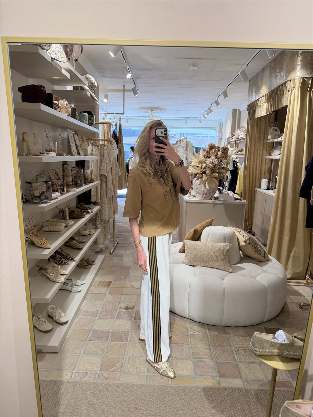 Pantalon Petrina Ecru
