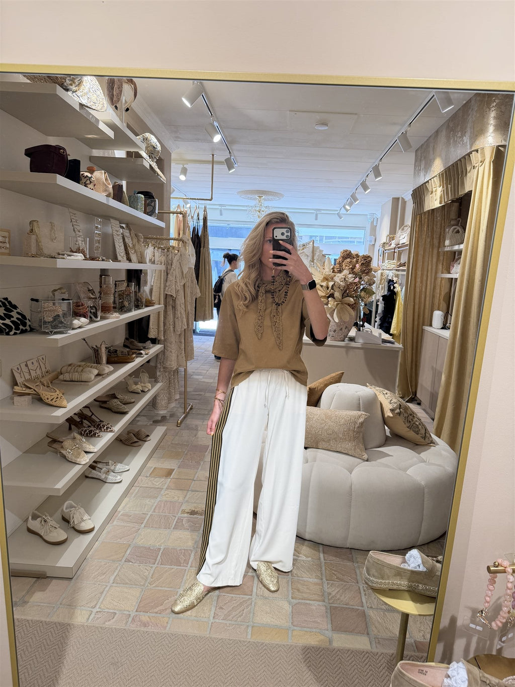Pantalon Petrina Ecru