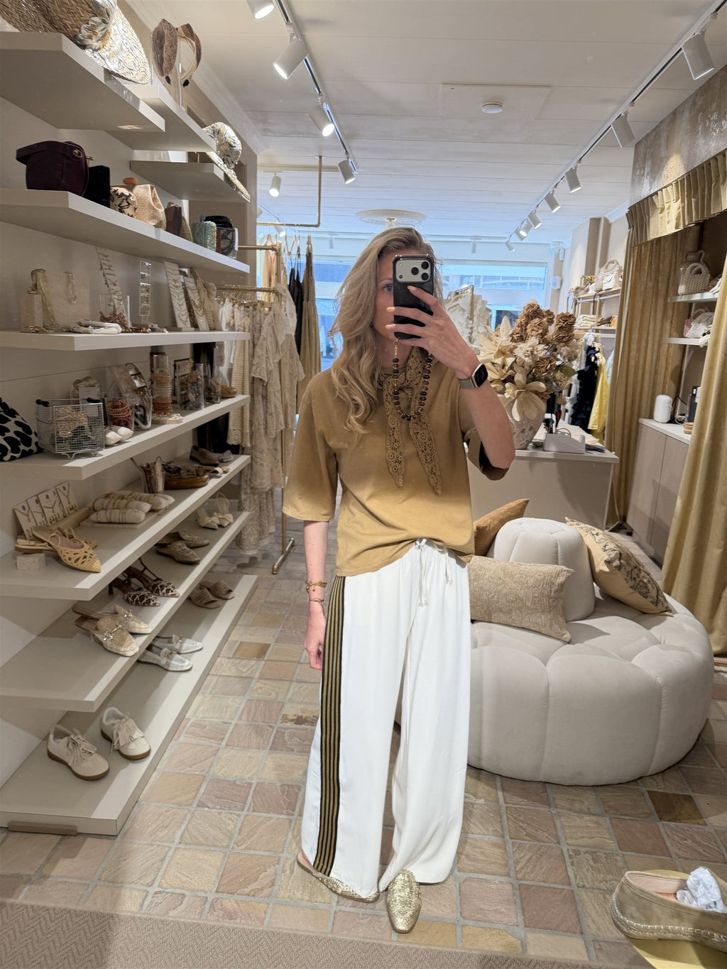 Pantalon Petrina Ecru