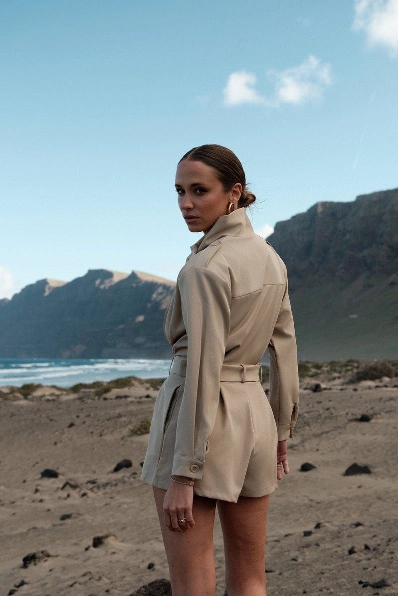 Playsuit Zia Beige