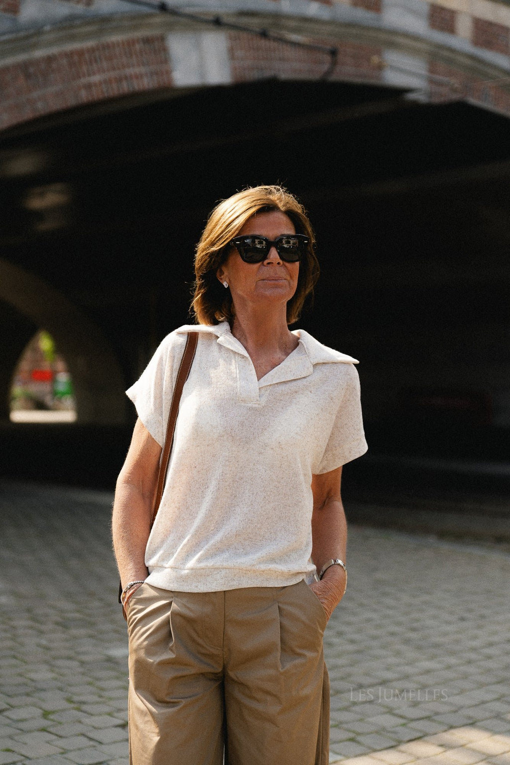 Polo Ermelina Beige