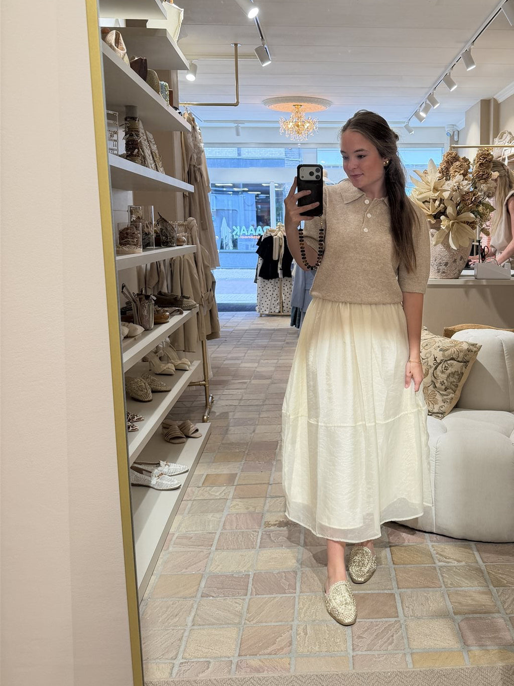 Rok Elinor Beige