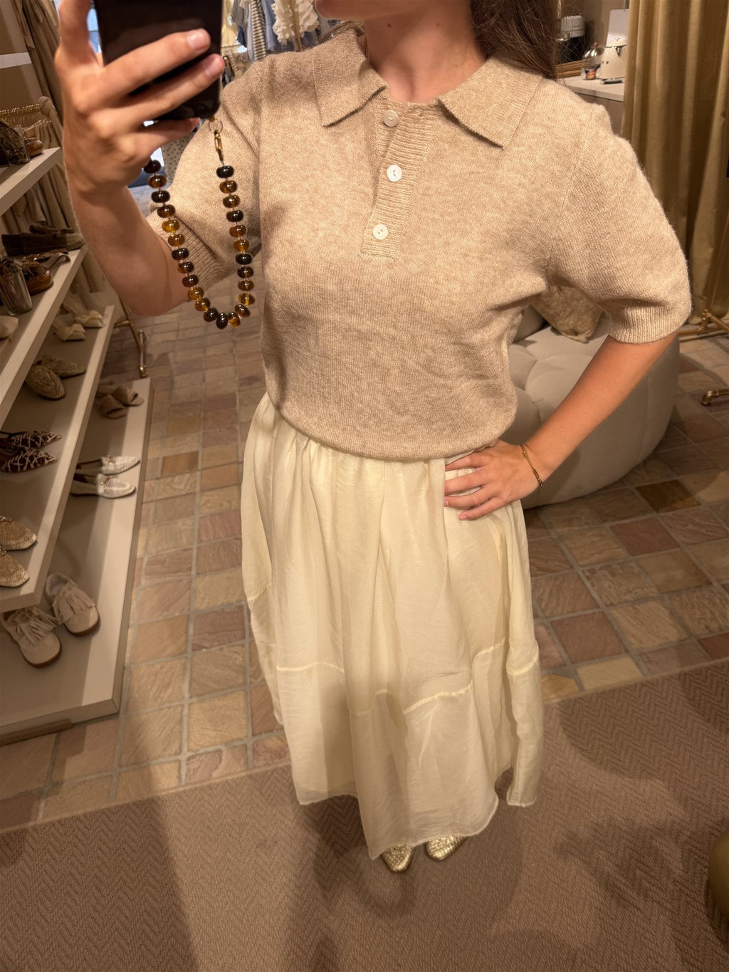 Rok Elinor Beige