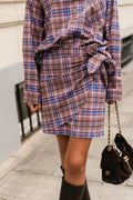 Rok Haily Blauw/Roze