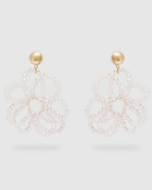 Oorbellen met bloemblaadjes