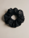 Scrunchie Kant Zwart