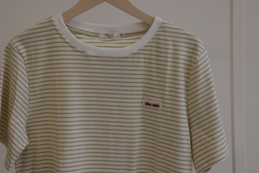 Shirt Etta Beige/Groen