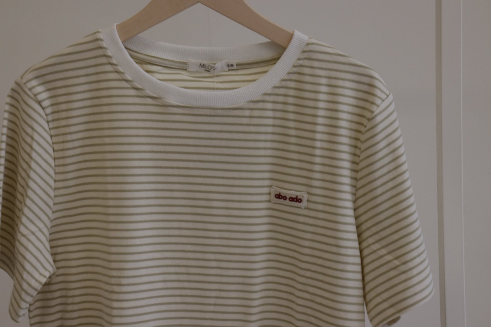 Shirt Etta Beige/Groen