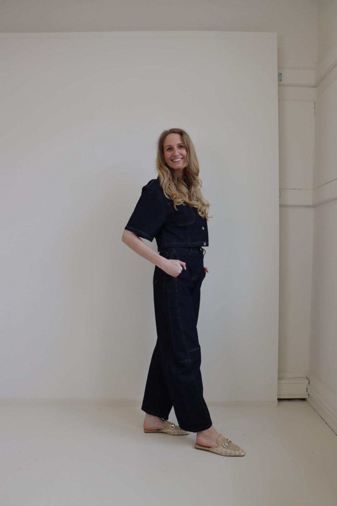 Spijkerjacket Lea Blauw