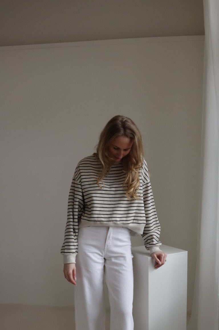 Sweater Aina Gestreept Blauw