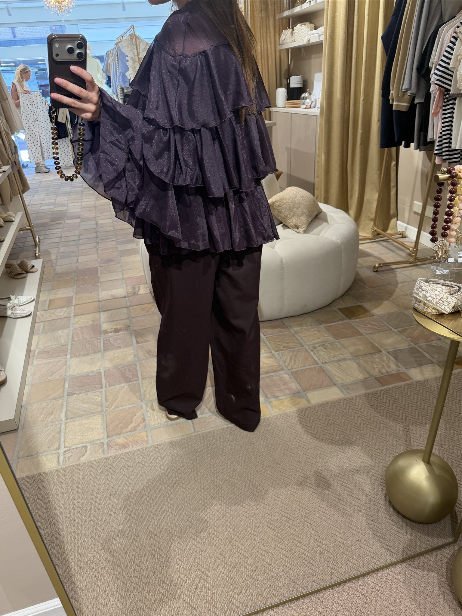 Top Audette Aubergine