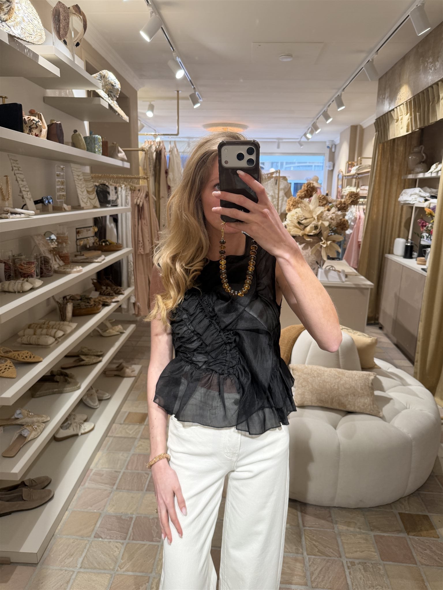 Top Bree Zwart