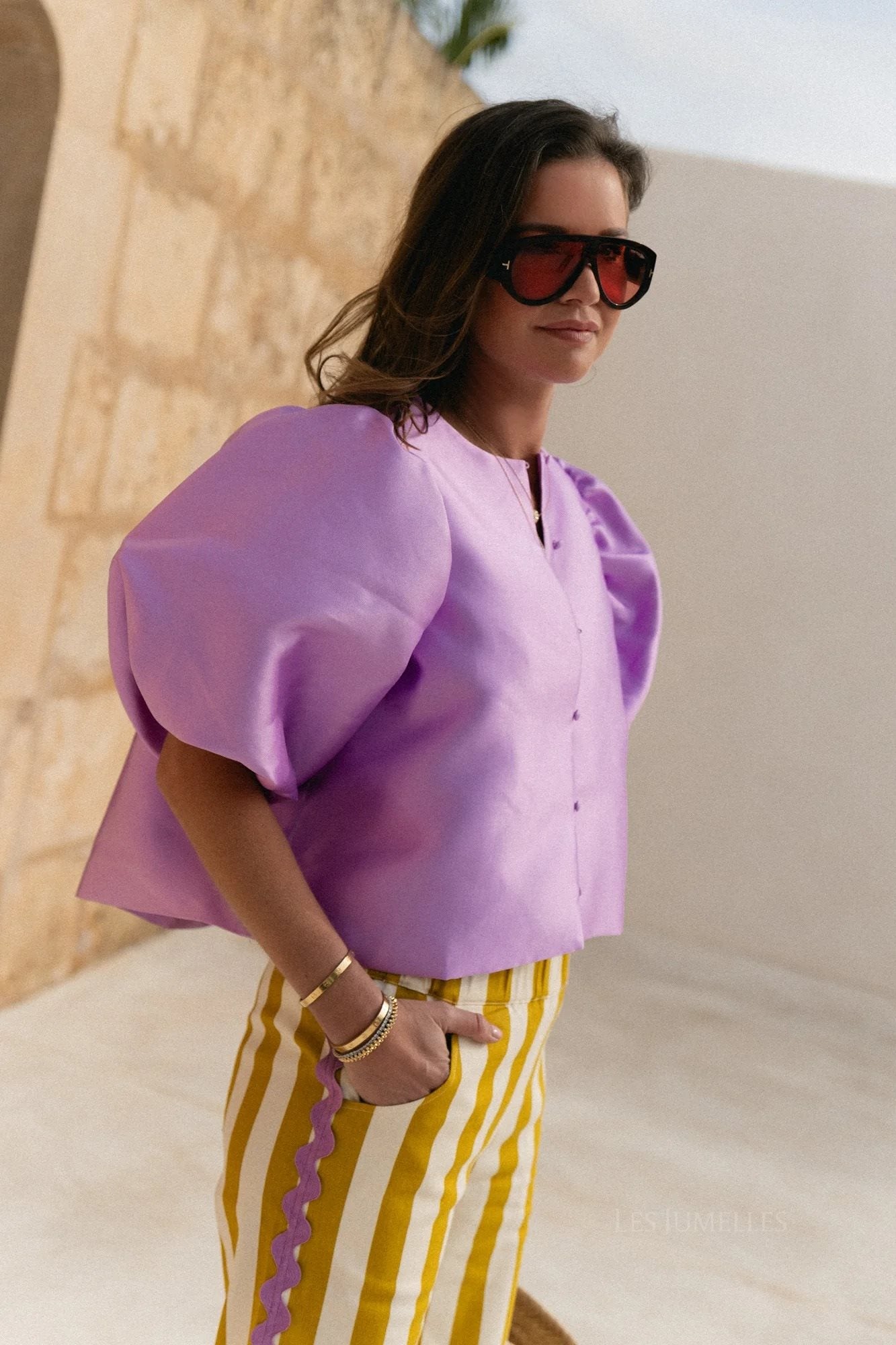 Top Charlina Paars