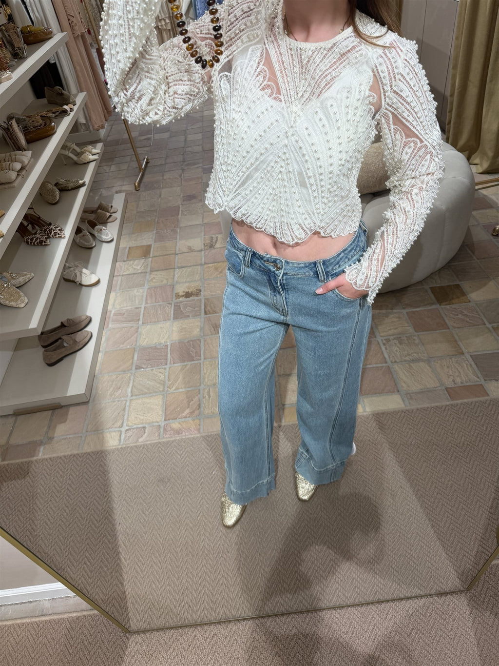 Top Cyla Beige