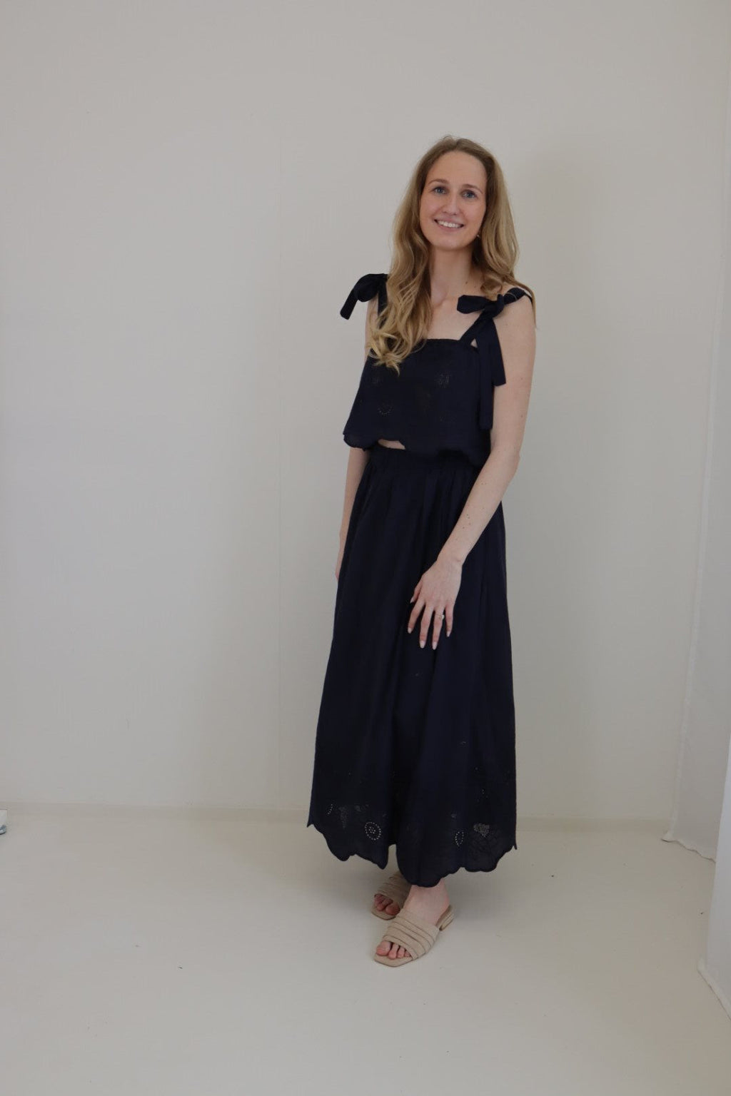 Top Evie Blauw