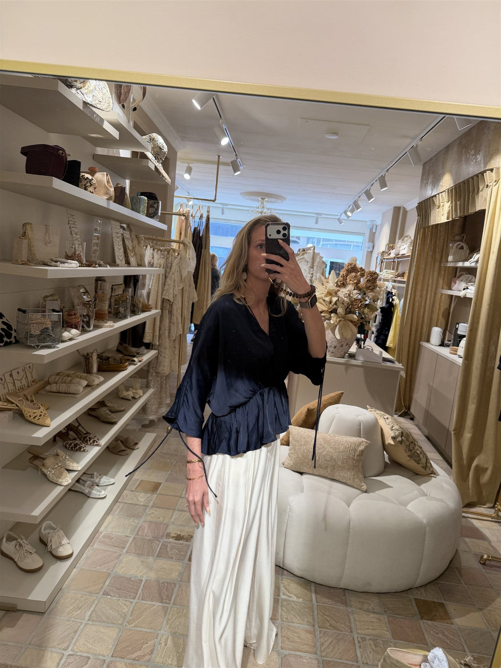 Top Jacinta Donkerblauw