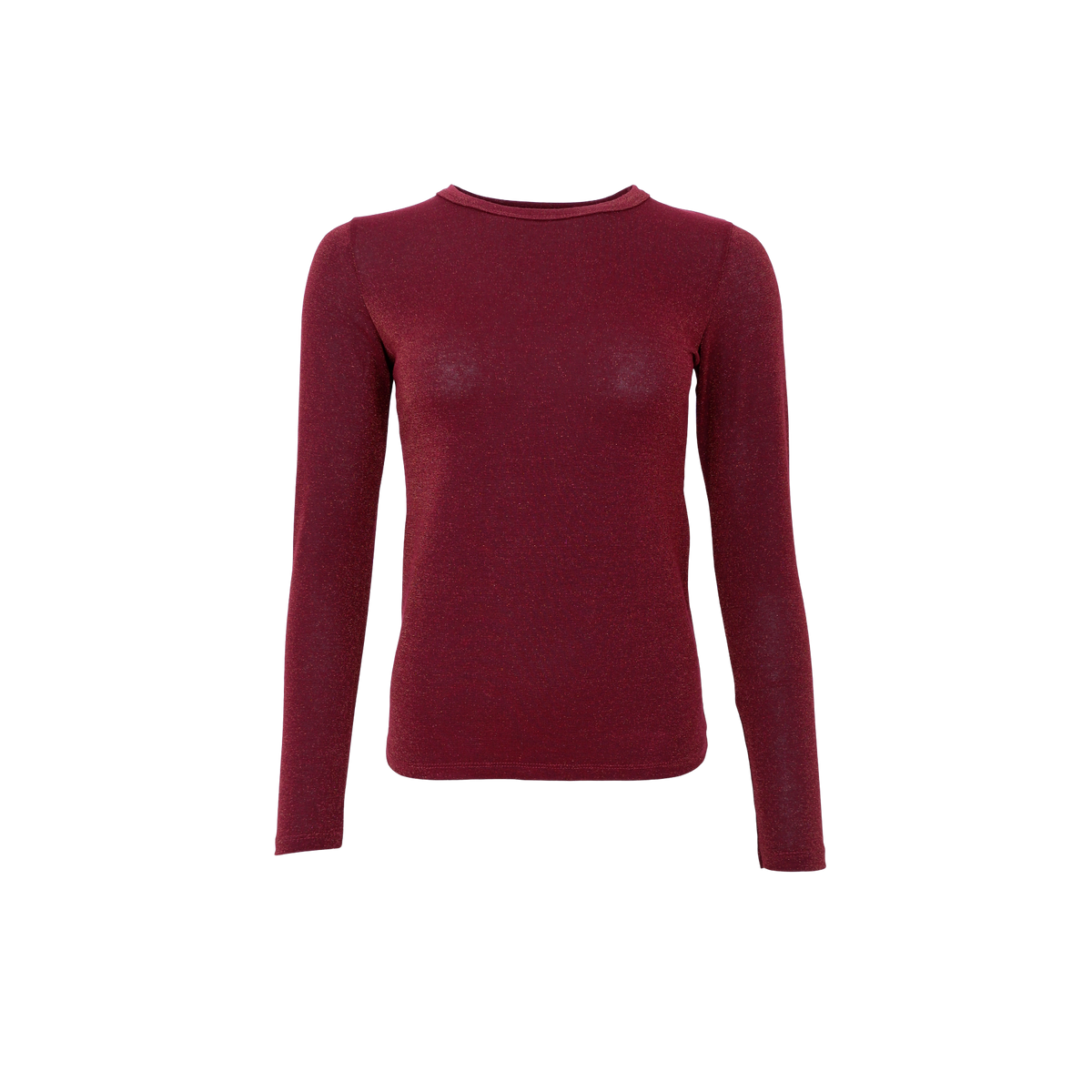 Top Lurex Plum
