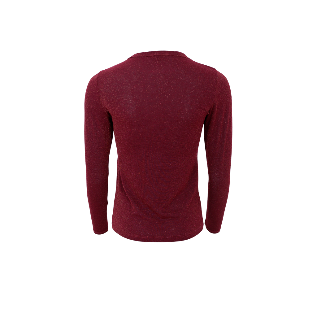 Top Lurex Plum