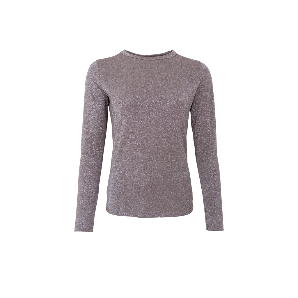 Top Lurex Taupe