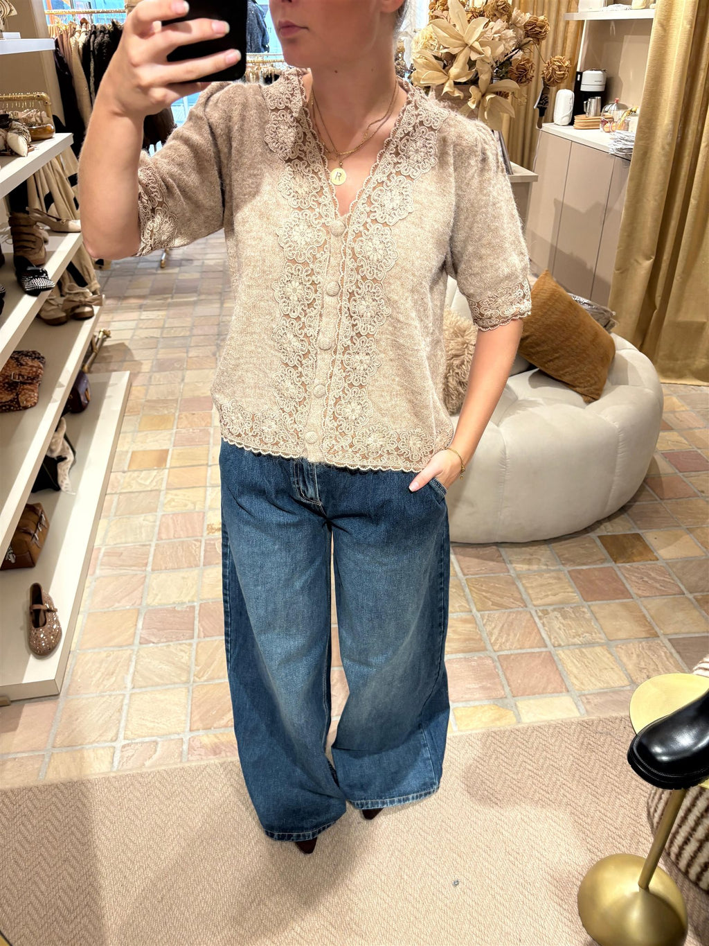 Top Manuela Beige