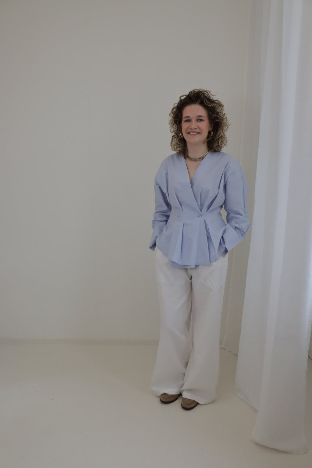 Top Rima Lichtblauw