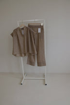 Top Tresse Camel