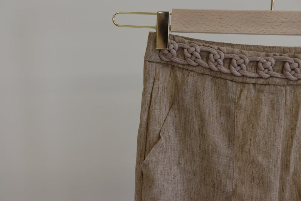 Top Tresse Camel