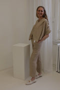 Top Tresse Camel