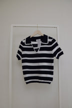Top Vira Blauw/wit