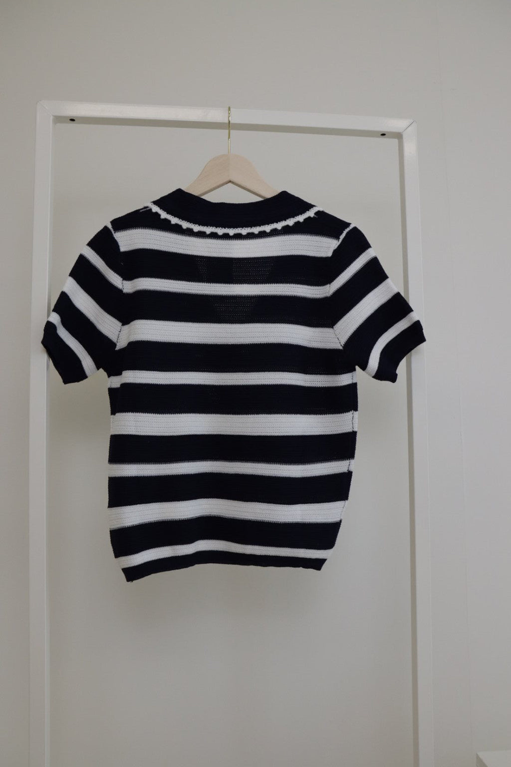 Top Vira Blauw/wit