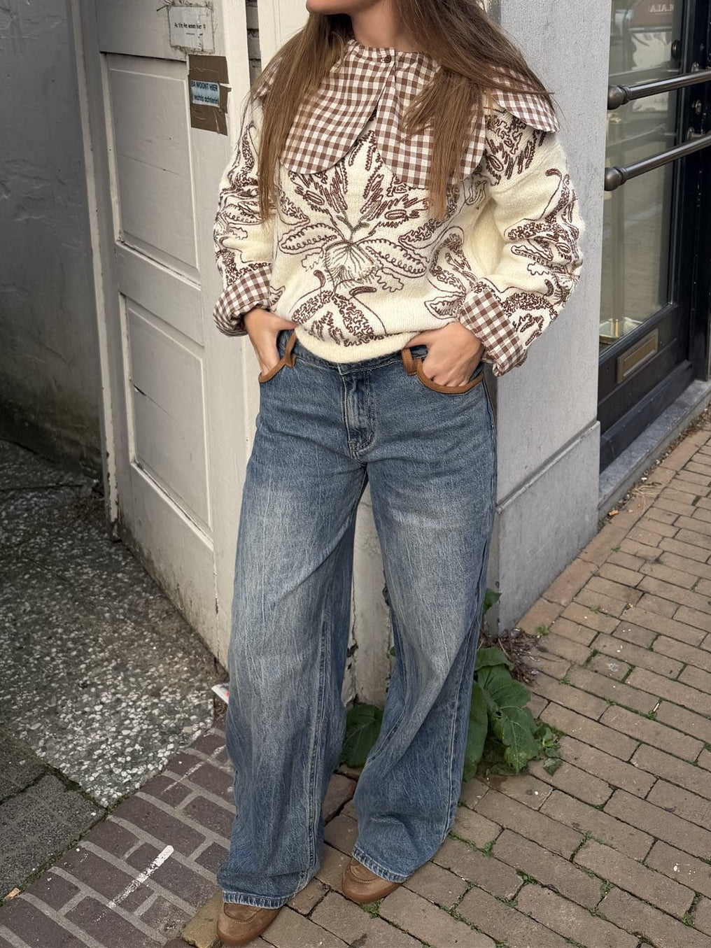 Blouse Livia Bruin