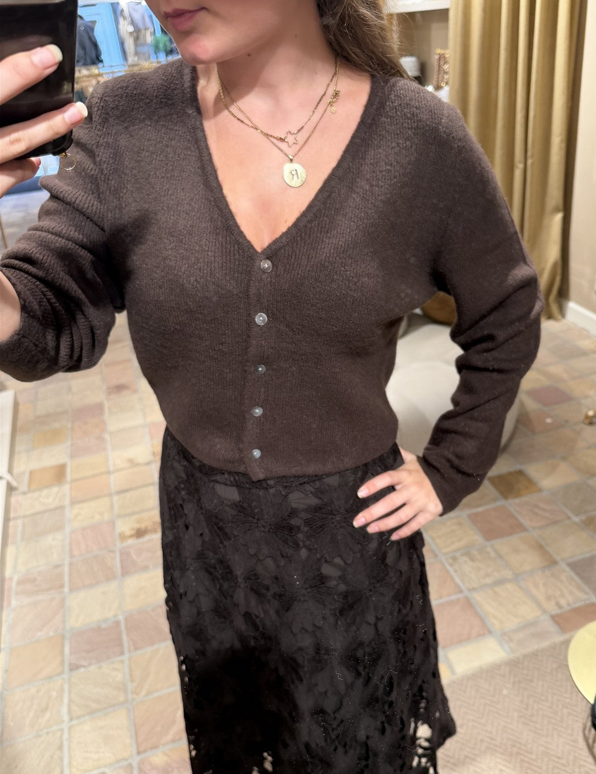 Vest Cora Bruin